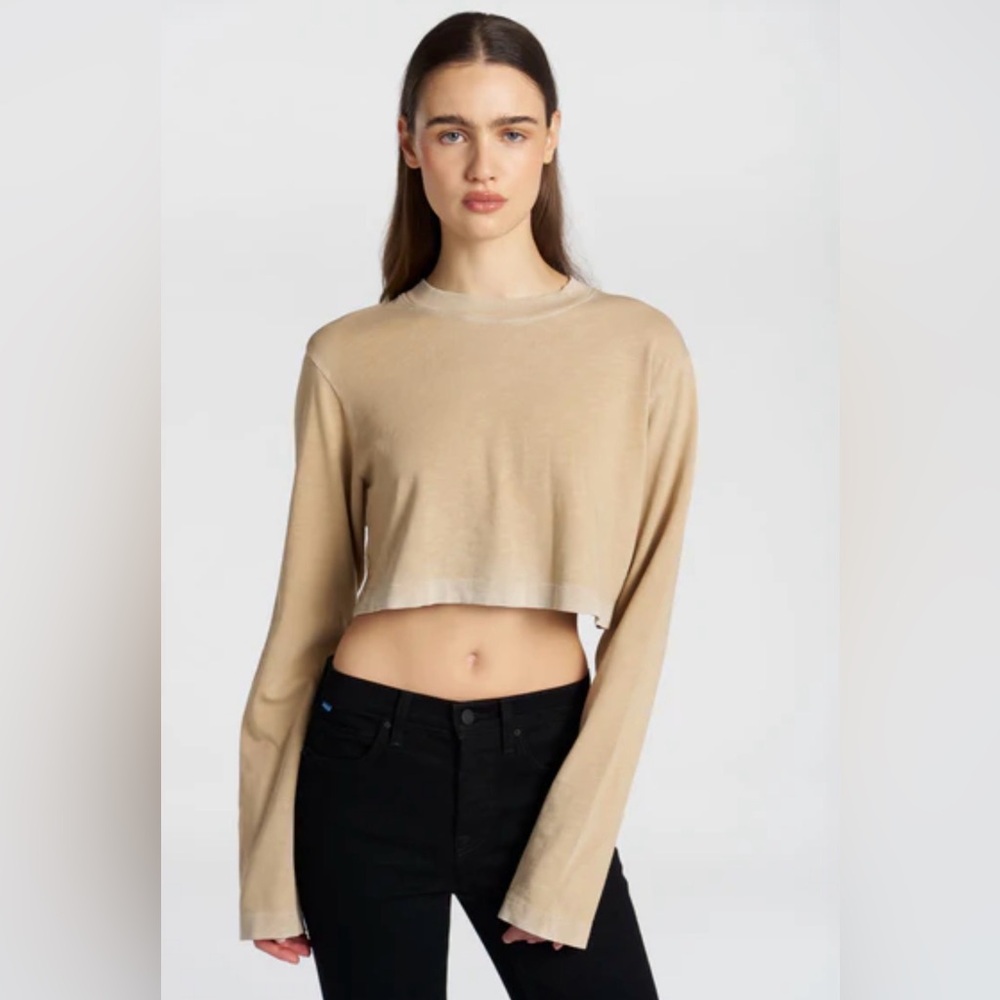 Cotton Citizen Tokyo L/S Crop Small EUC